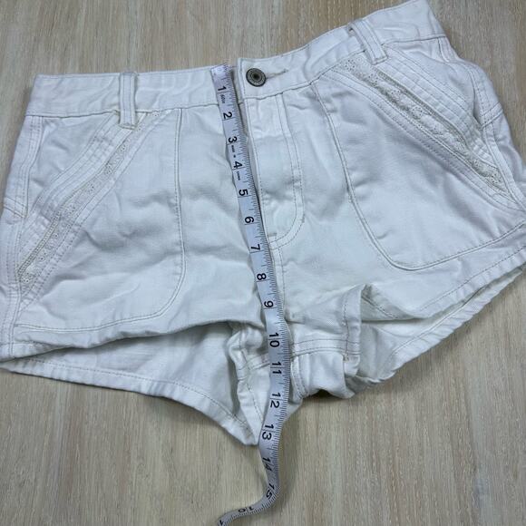 Free People White High Rise Sweet Surrender Shorts Size 28 - Picture 9 of 11